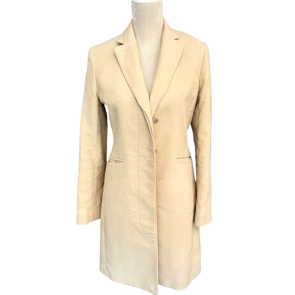 Banana Republic Jackets & Blazers - Banana Republic Beige 100% Cotton Coat